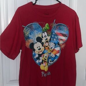 Vintage Disney Florida T-Shirt with Mickey and Friends